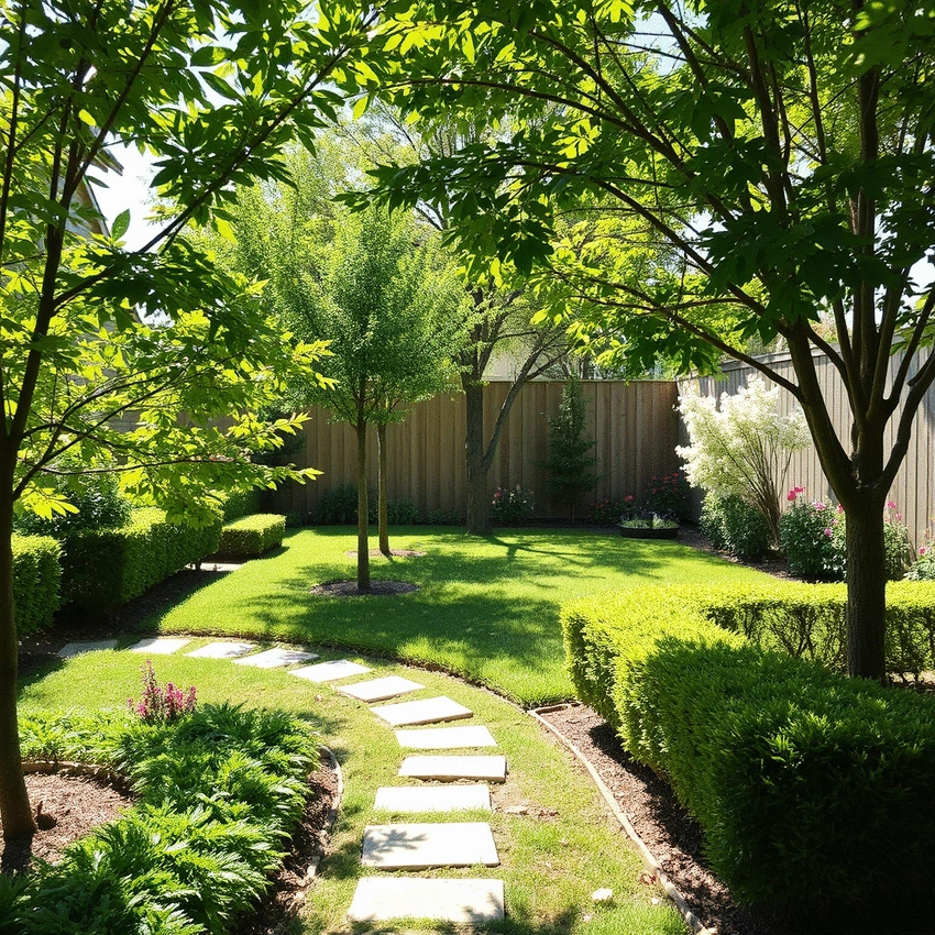 strategies for tree selection in small yards