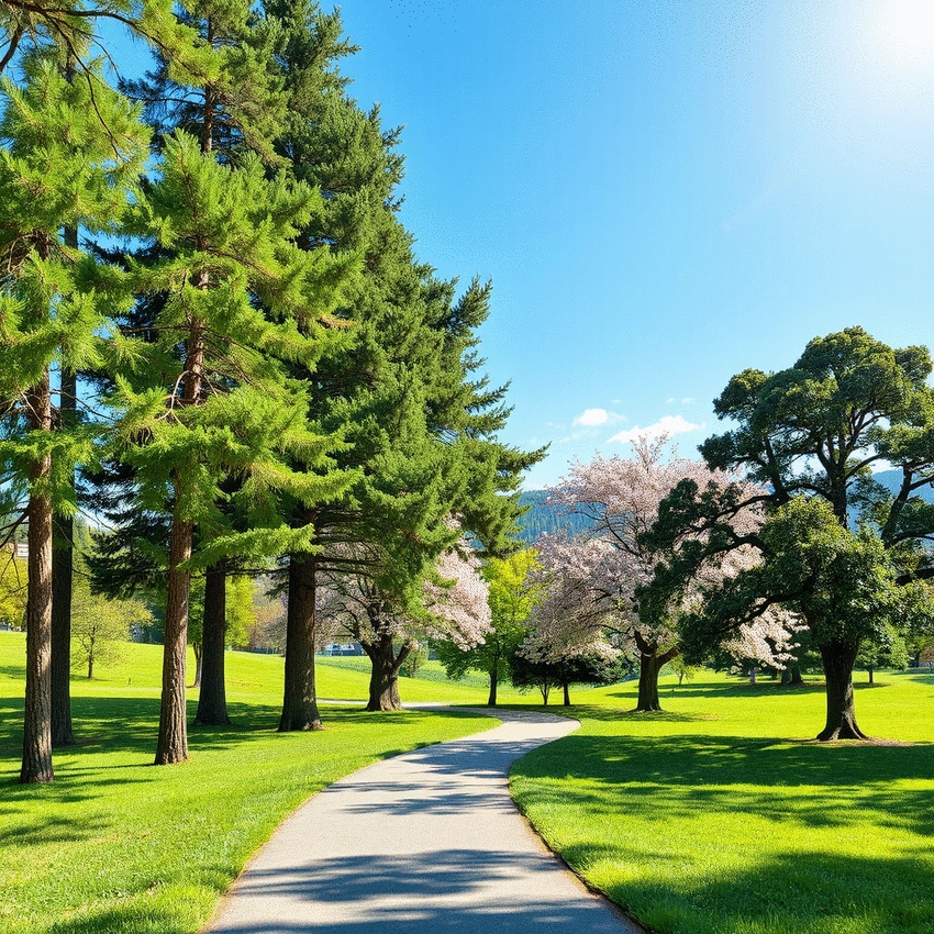 how to design a landscape that incorporates trees